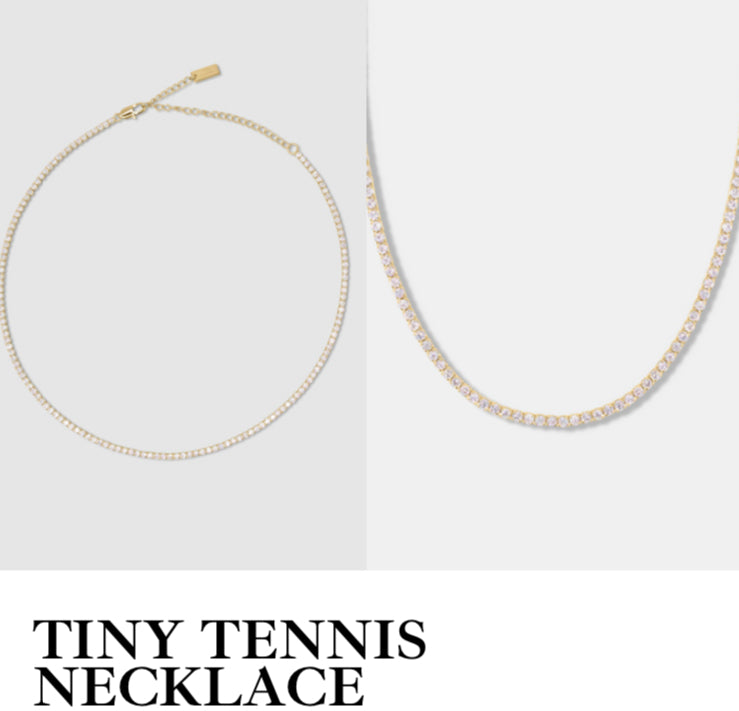 Tiny Tennis necklace