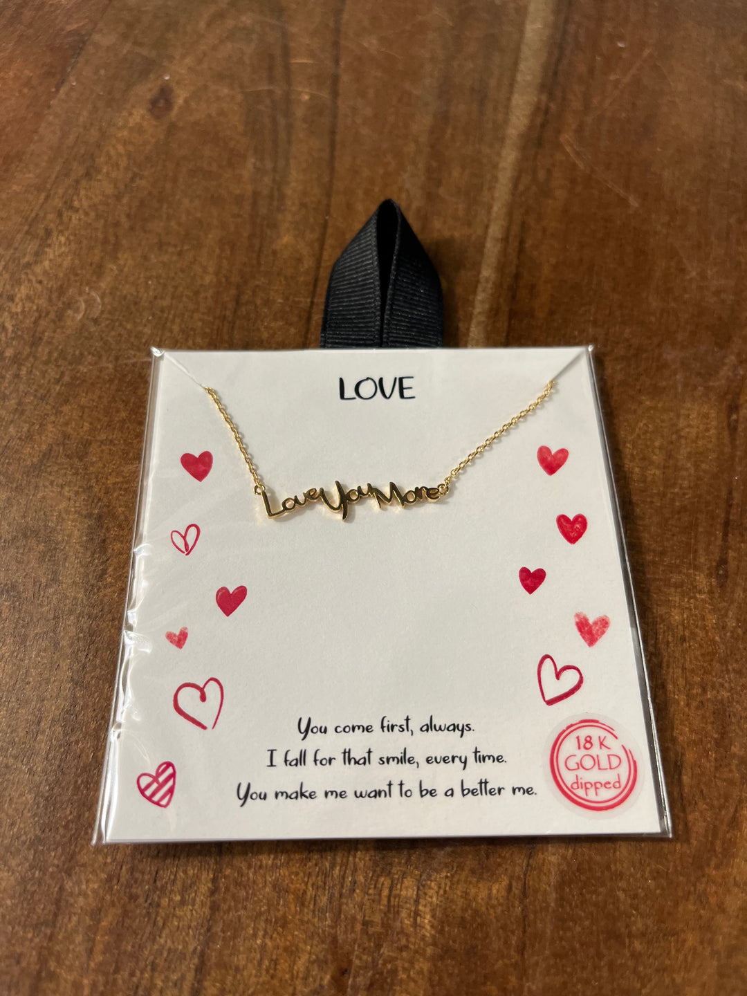Love You More Necklace
