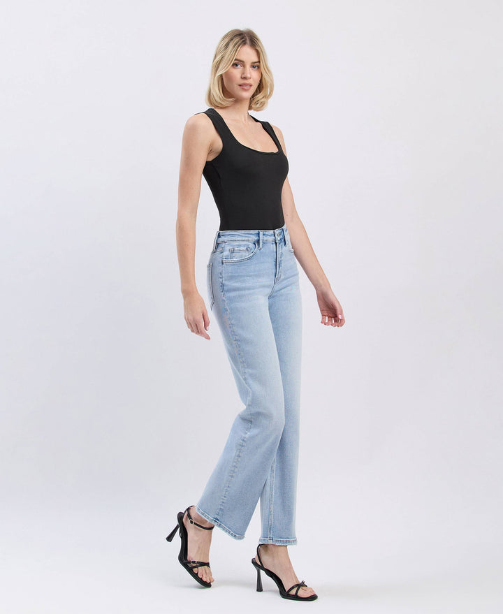 HIGH RISE SLIM WIDE LEG JEANS - Marie Claire's House of Style 