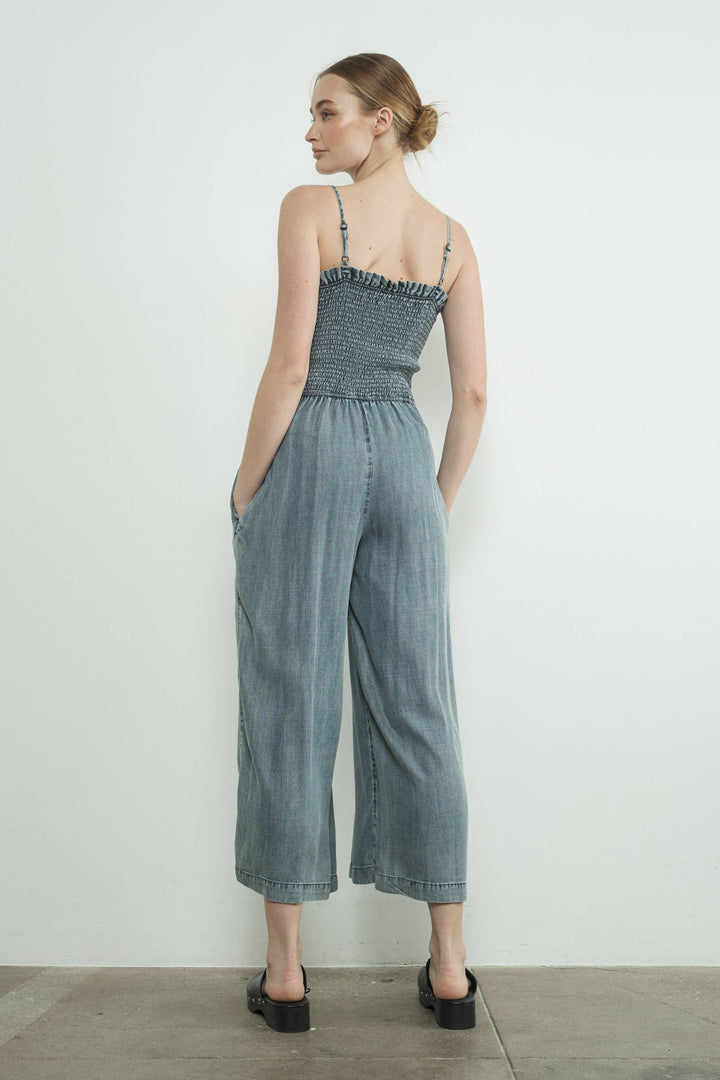 MORGAN WASHED TENCEL JUMPSUIT - Marie Claire's House of Style 