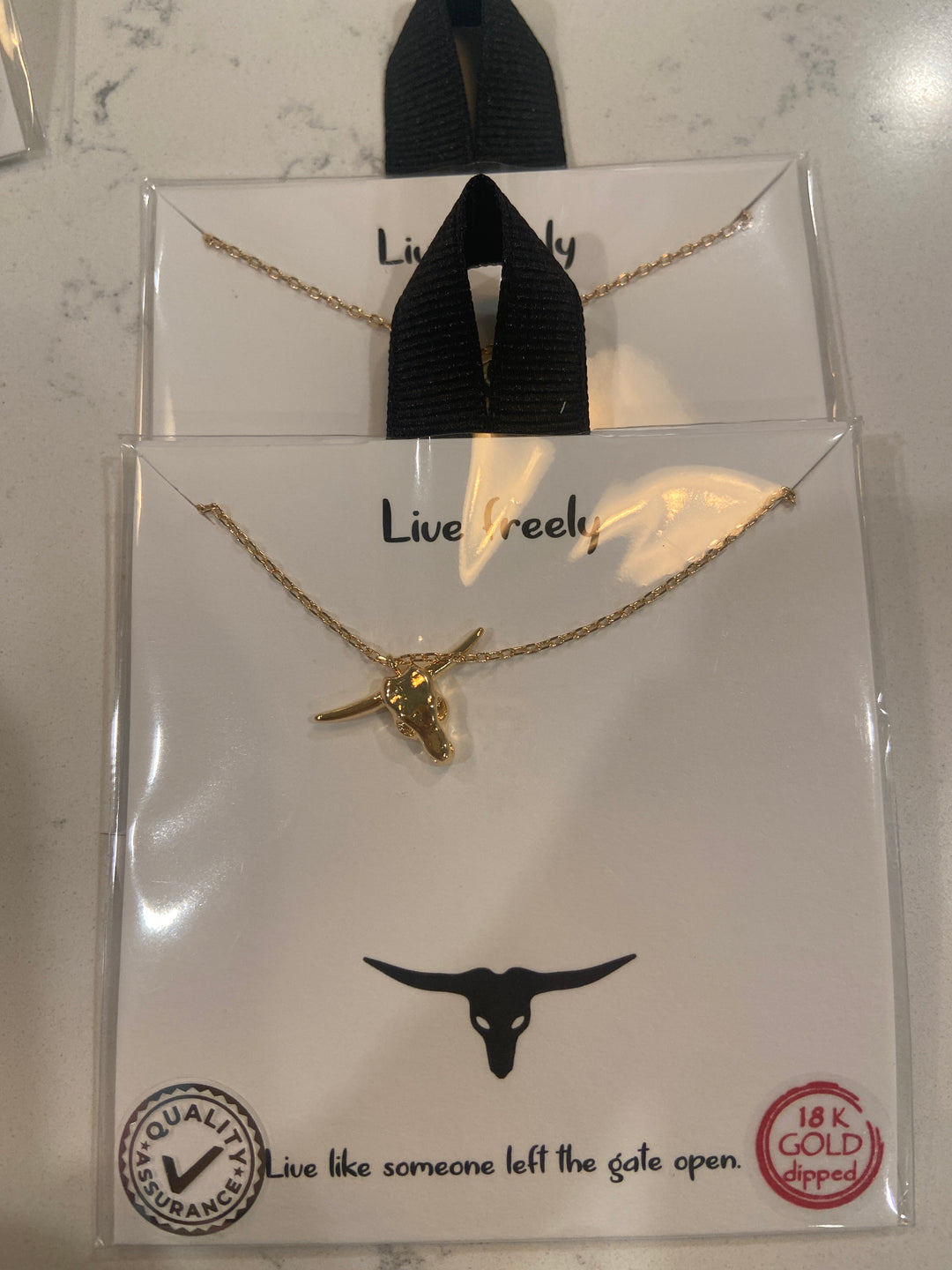 Longhorn necklace - Marie Claire's House of Style 
