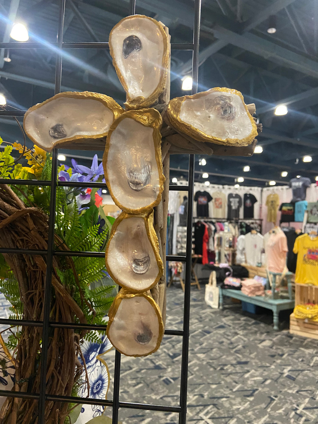 Oyster Shell Cross - Marie Claire's House of Style 