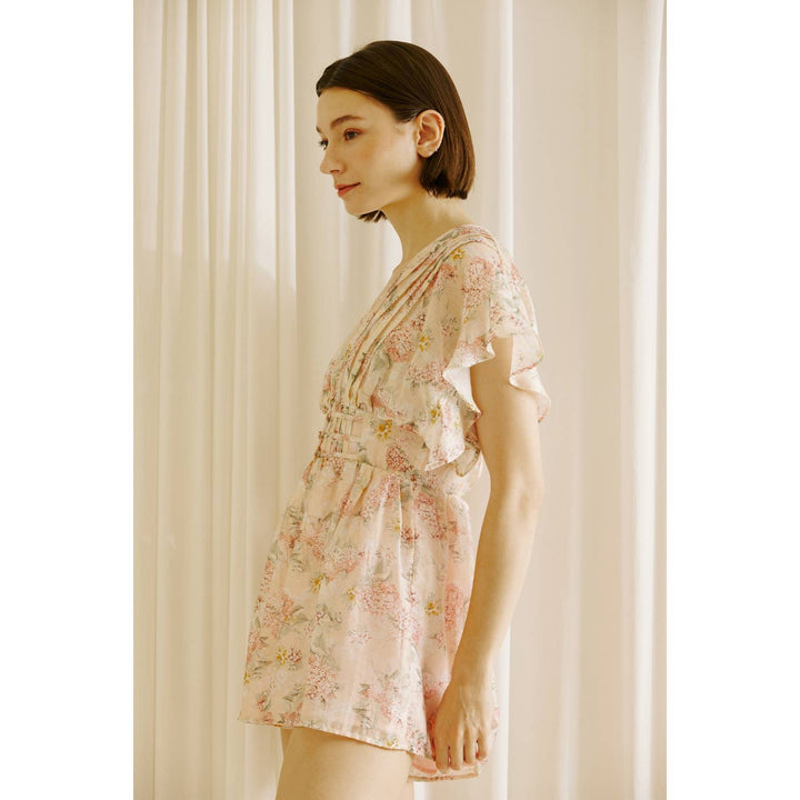 ROMANTIC FLORAL OPEN-BACK ROMPER - Marie Claire's House of Style 