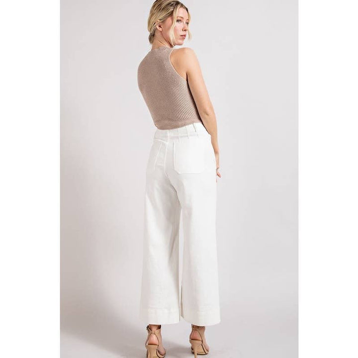 Soft washed wide leg pants - Marie Claire's House of Style 