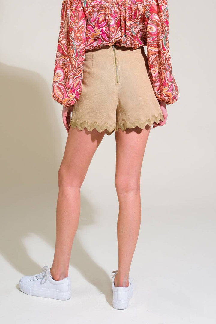 A solid woven skort - IP8609 - Marie Claire's House of Style 
