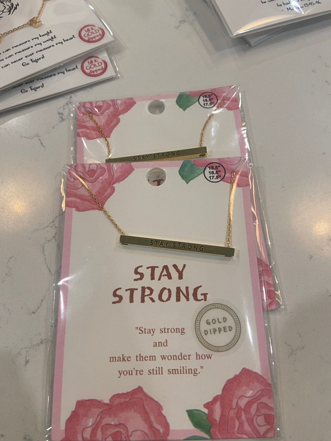 Stay Strong Necklace - Marie Claire's House of Style 