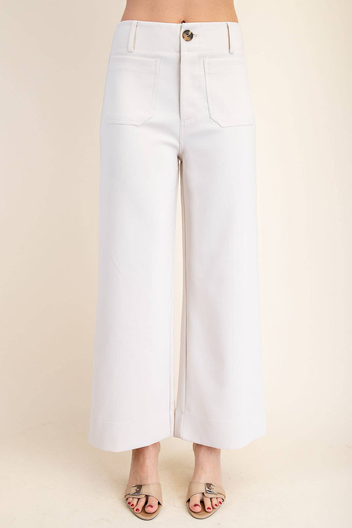Colette Cropped Wide-Leg Pants - Marie Claire's House of Style 