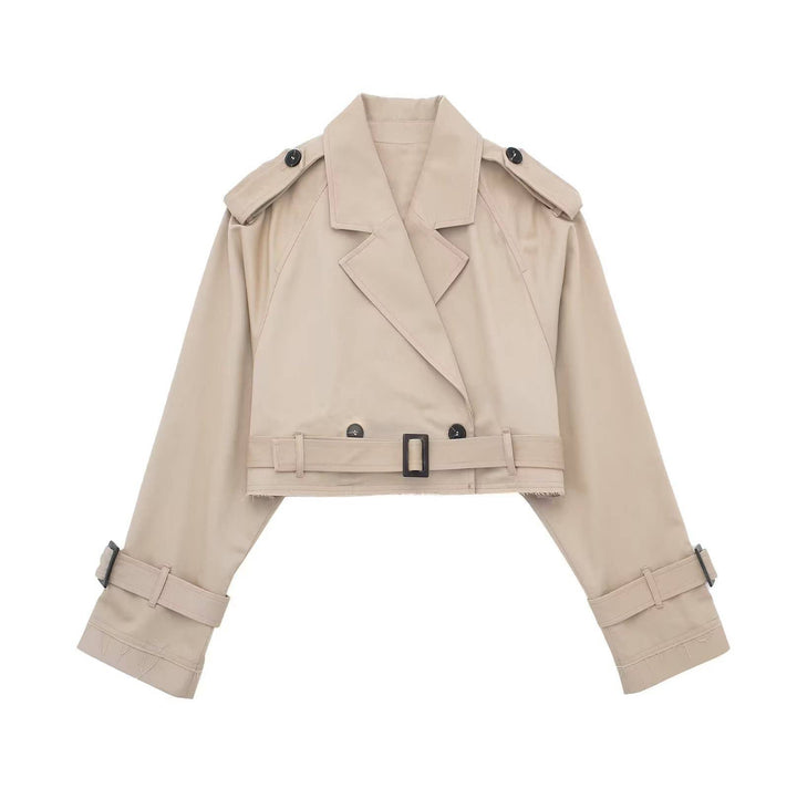 TRENCH CROPPED COAT