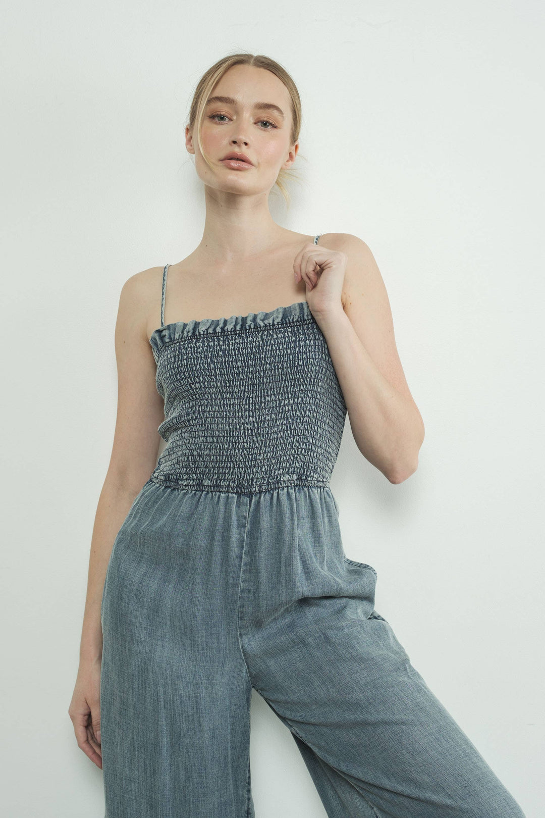 MORGAN WASHED TENCEL JUMPSUIT - Marie Claire's House of Style 