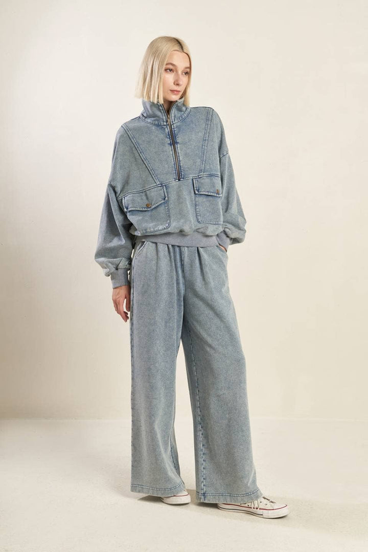 A washed sweat pant - FP1366