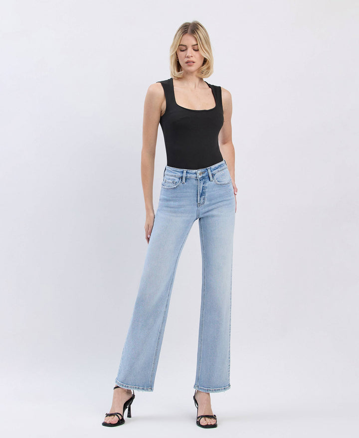 HIGH RISE SLIM WIDE LEG JEANS - Marie Claire's House of Style 