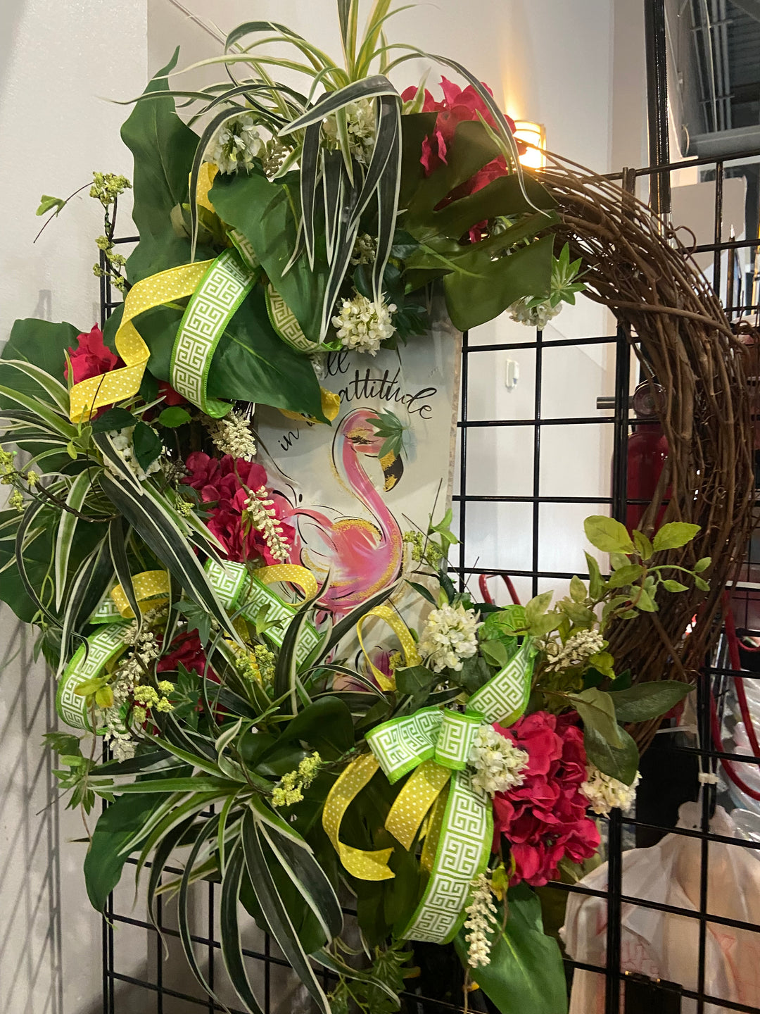 Flamingo Wreath - Marie Claire's House of Style 
