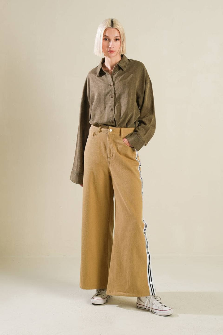 A woven twill pant - FP1320-C