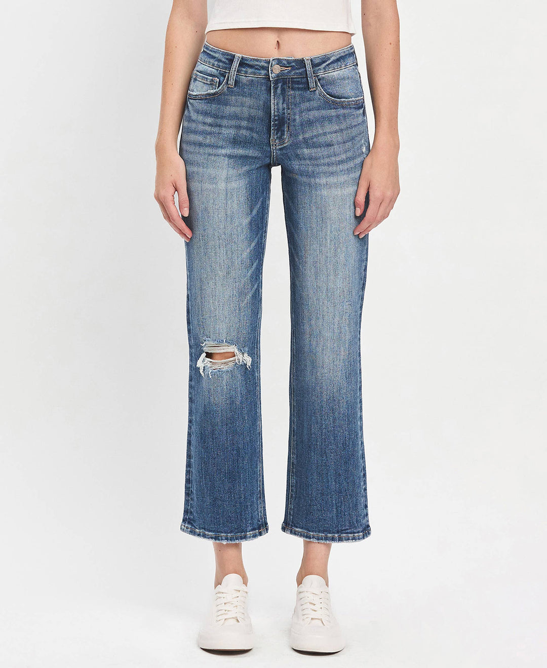 HIGH RISE ANKLE STRAIGHT JEANS - Marie Claire's House of Style 