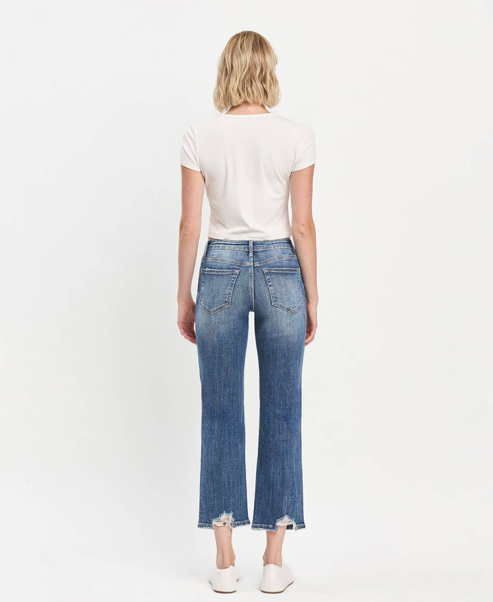 HIGH RISE ANKLE STRAIGHT JEANS - Marie Claire's House of Style 