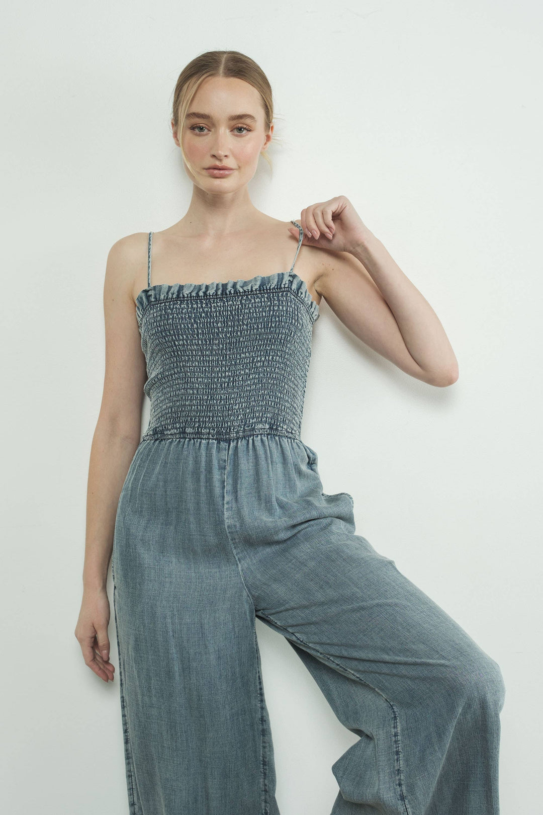 MORGAN WASHED TENCEL JUMPSUIT - Marie Claire's House of Style 