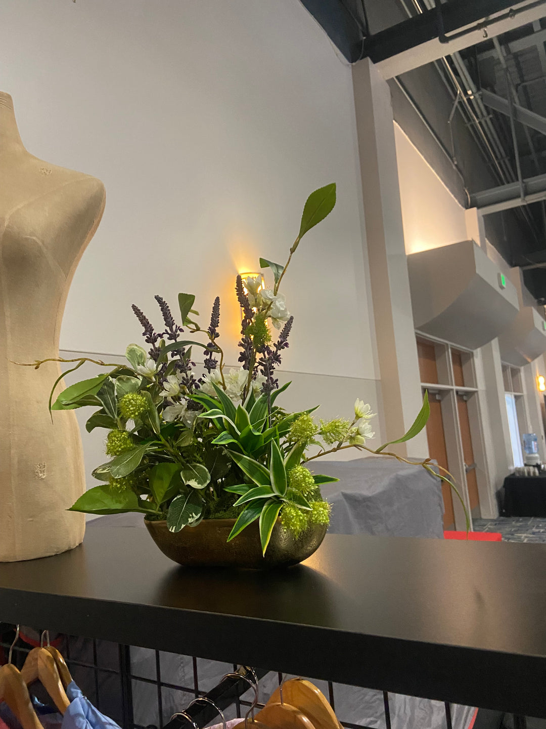 Lavender in gold vase - Marie Claire's House of Style 