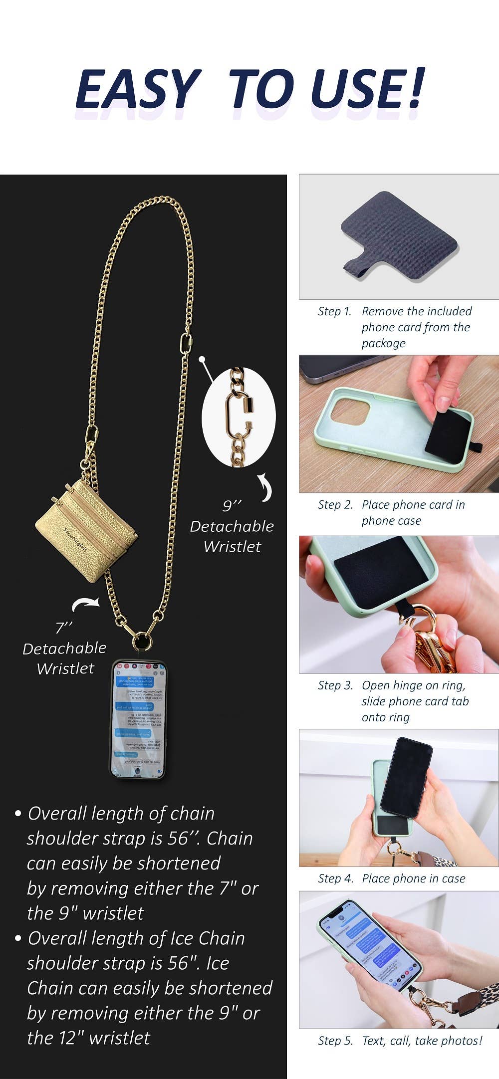 Clip & Go Crossbody Phone Accessory  - Marie Claire's House of Style 