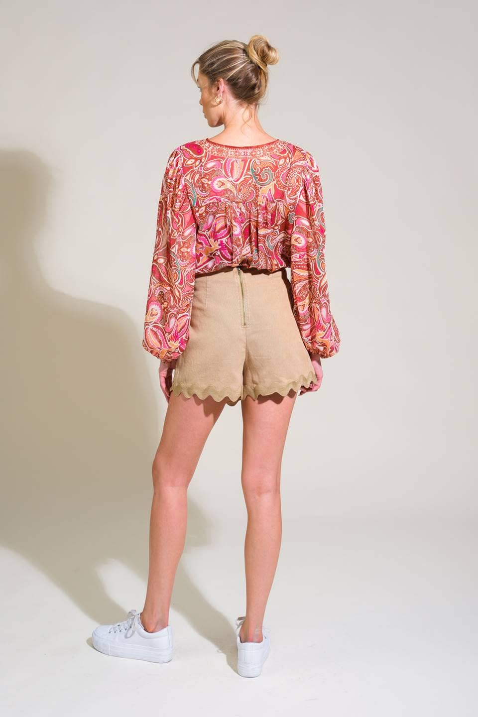 A solid woven skort - IP8609 - Marie Claire's House of Style 