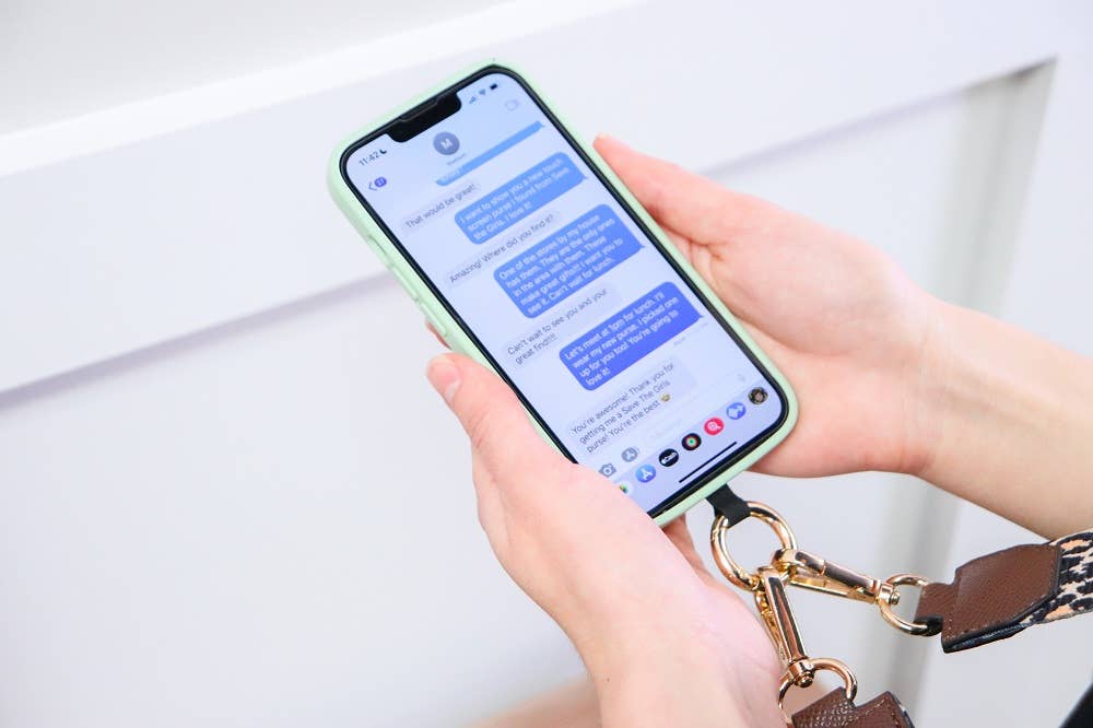 Clip & Go Crossbody Phone Accessory  - Marie Claire's House of Style 
