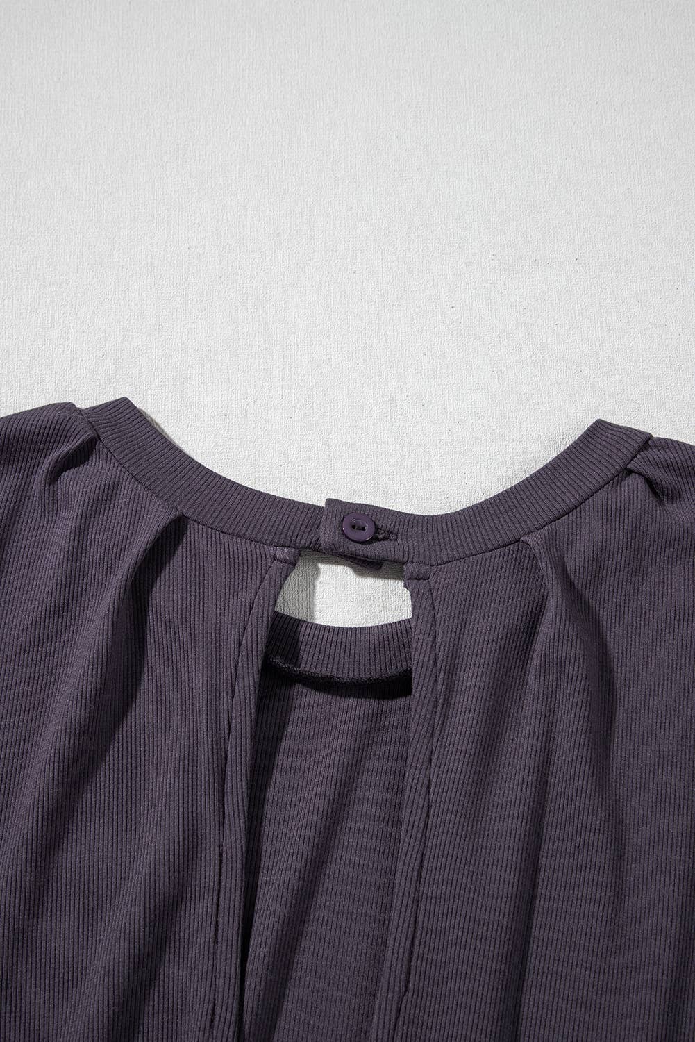 Open Back Cap Sleeve Drawstring Knit Romper | S-XL - Marie Claire's House of Style 