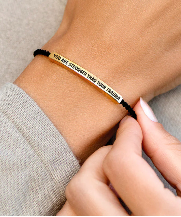 You are stronger than your trauma bracelet