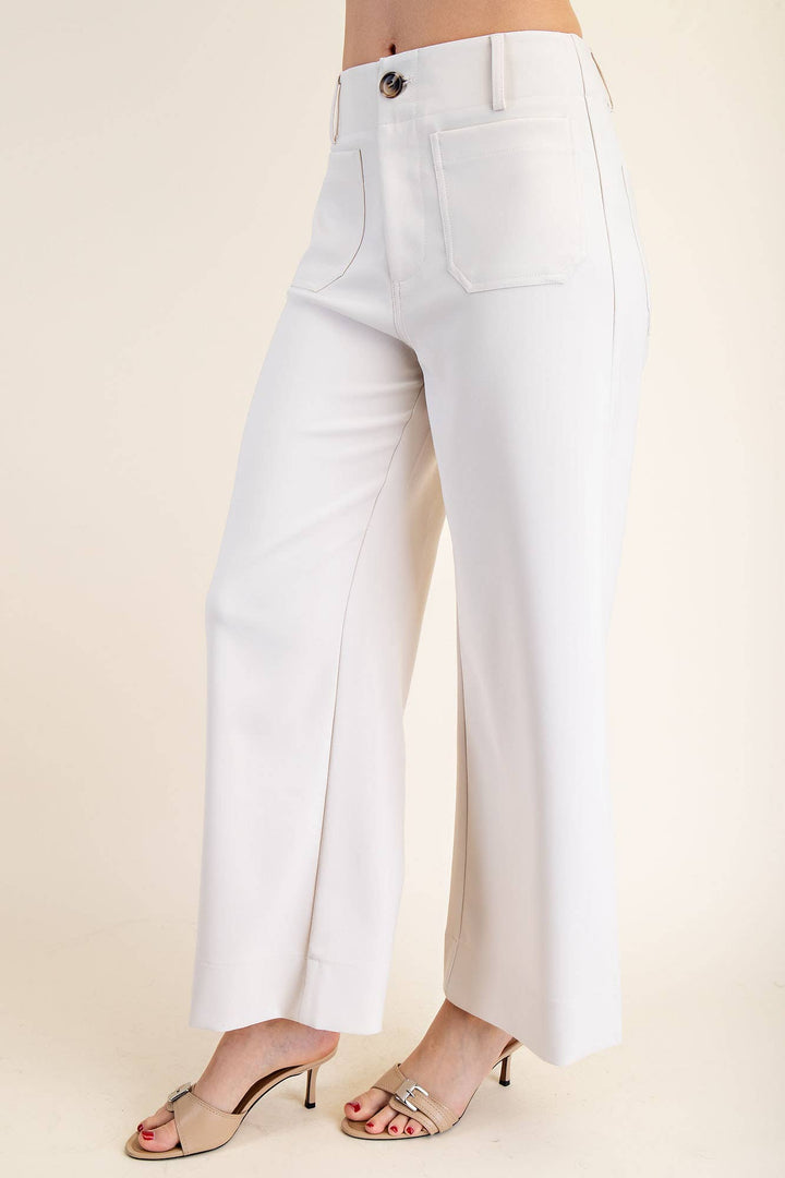 Colette Cropped Wide-Leg Pants - Marie Claire's House of Style 