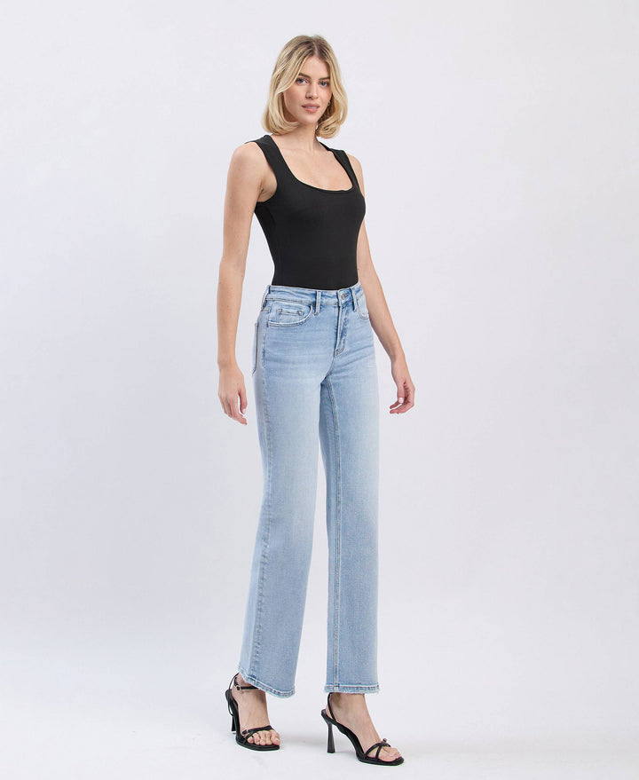 HIGH RISE SLIM WIDE LEG JEANS - Marie Claire's House of Style 