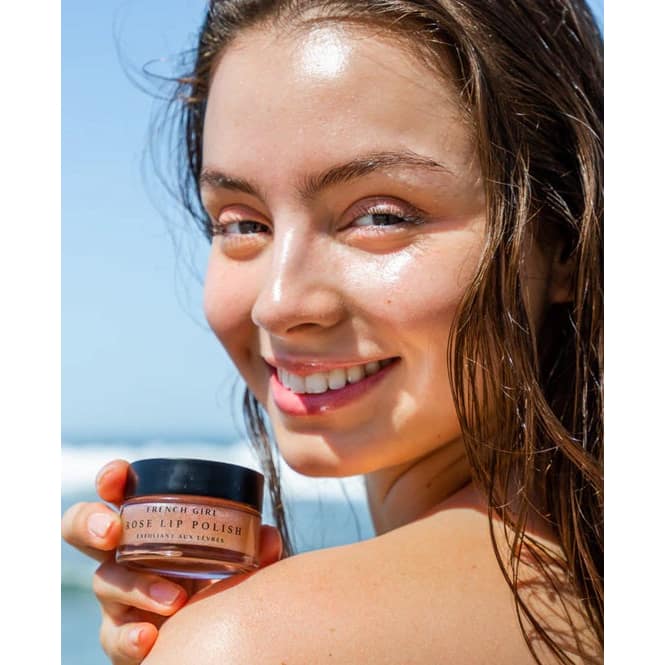 Organic Hydrating Rose Lip Polish & Scrub - 1 oz - Marie Claire's House of Style 