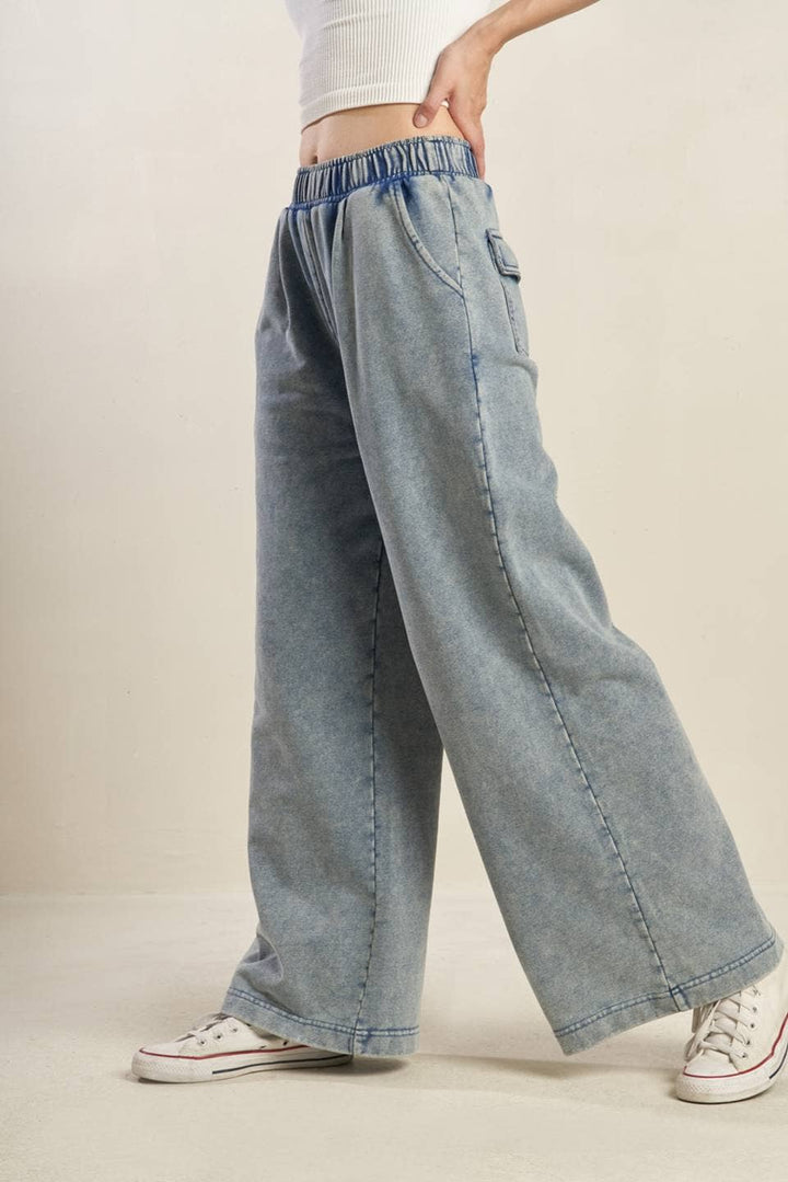 A washed sweat pant - FP1366