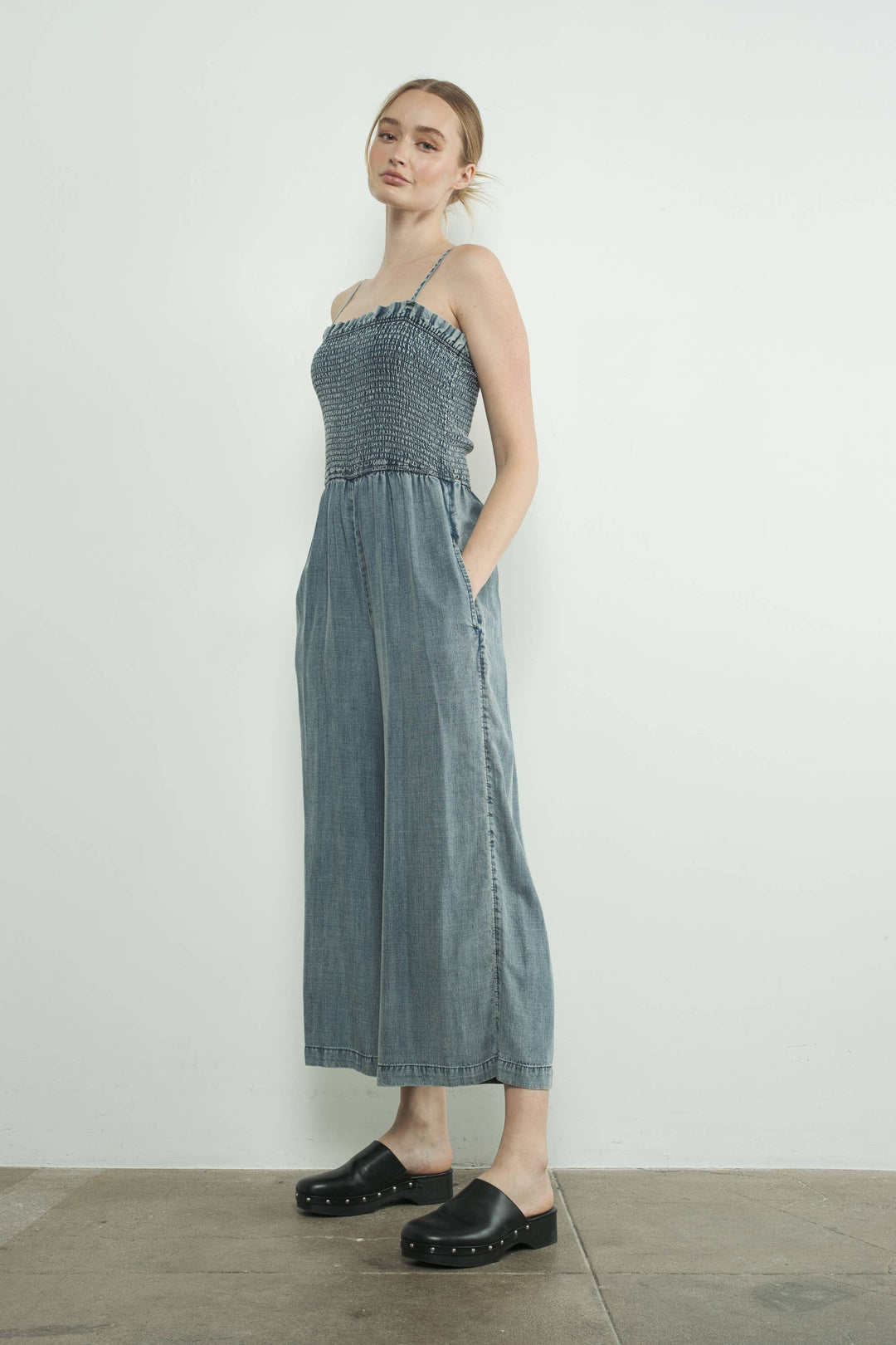 MORGAN WASHED TENCEL JUMPSUIT - Marie Claire's House of Style 