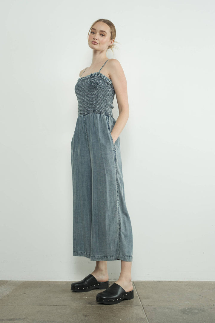 MORGAN WASHED TENCEL JUMPSUIT - Marie Claire's House of Style 