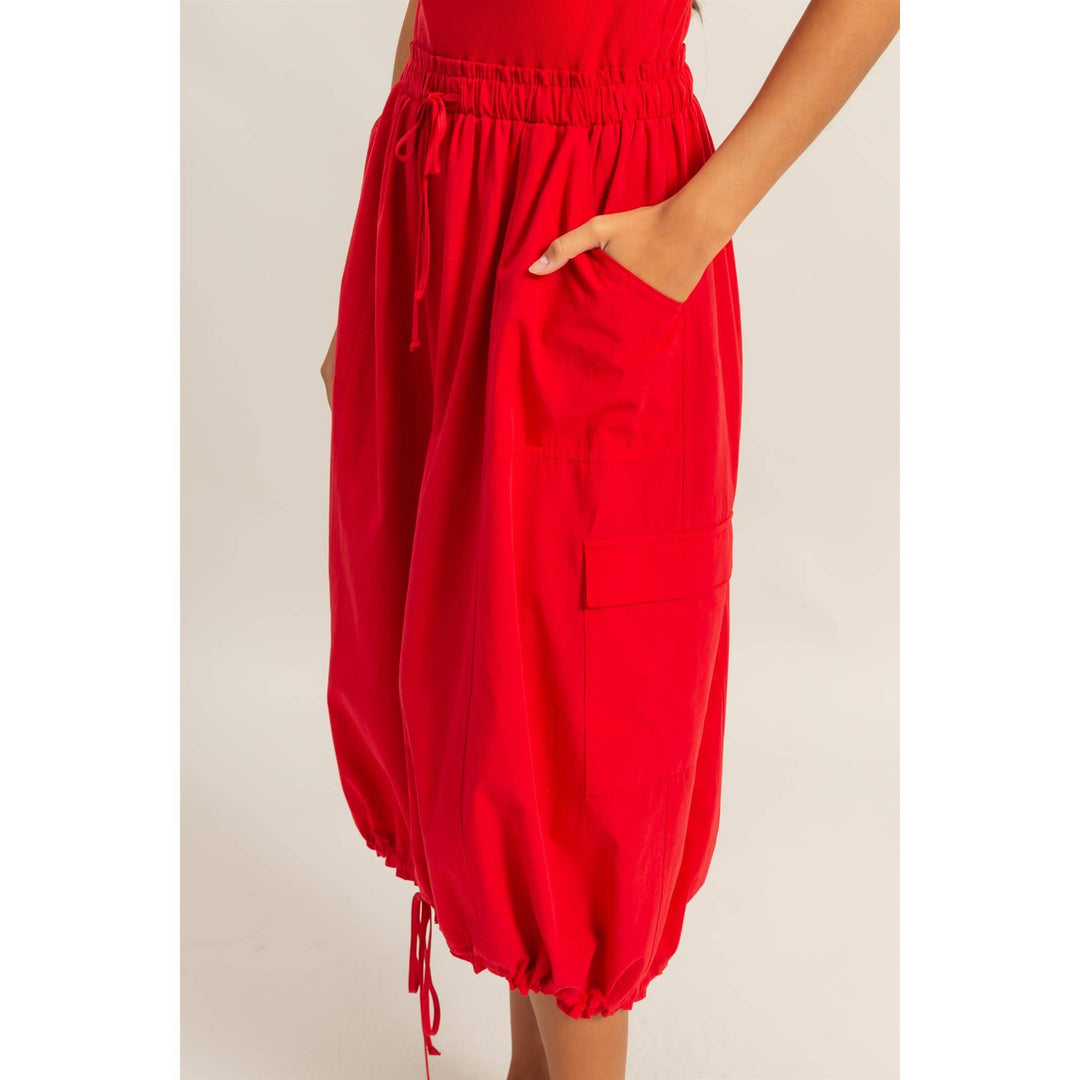 DZ25C149-Sleeveless Cargo Midi Dress - Marie Claire's House of Style 
