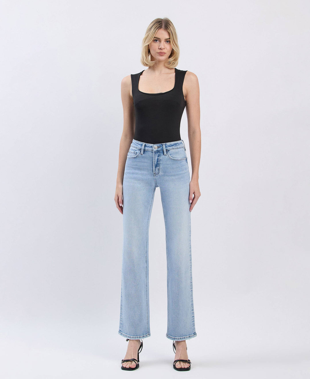 HIGH RISE SLIM WIDE LEG JEANS - Marie Claire's House of Style 
