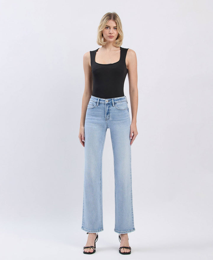 HIGH RISE SLIM WIDE LEG JEANS - Marie Claire's House of Style 