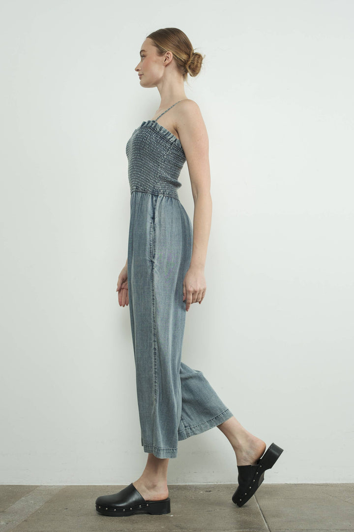 MORGAN WASHED TENCEL JUMPSUIT - Marie Claire's House of Style 