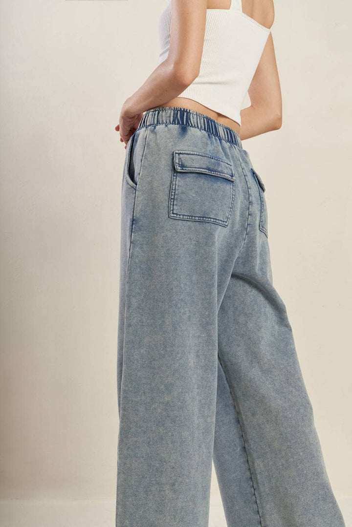 A washed sweat pant - FP1366