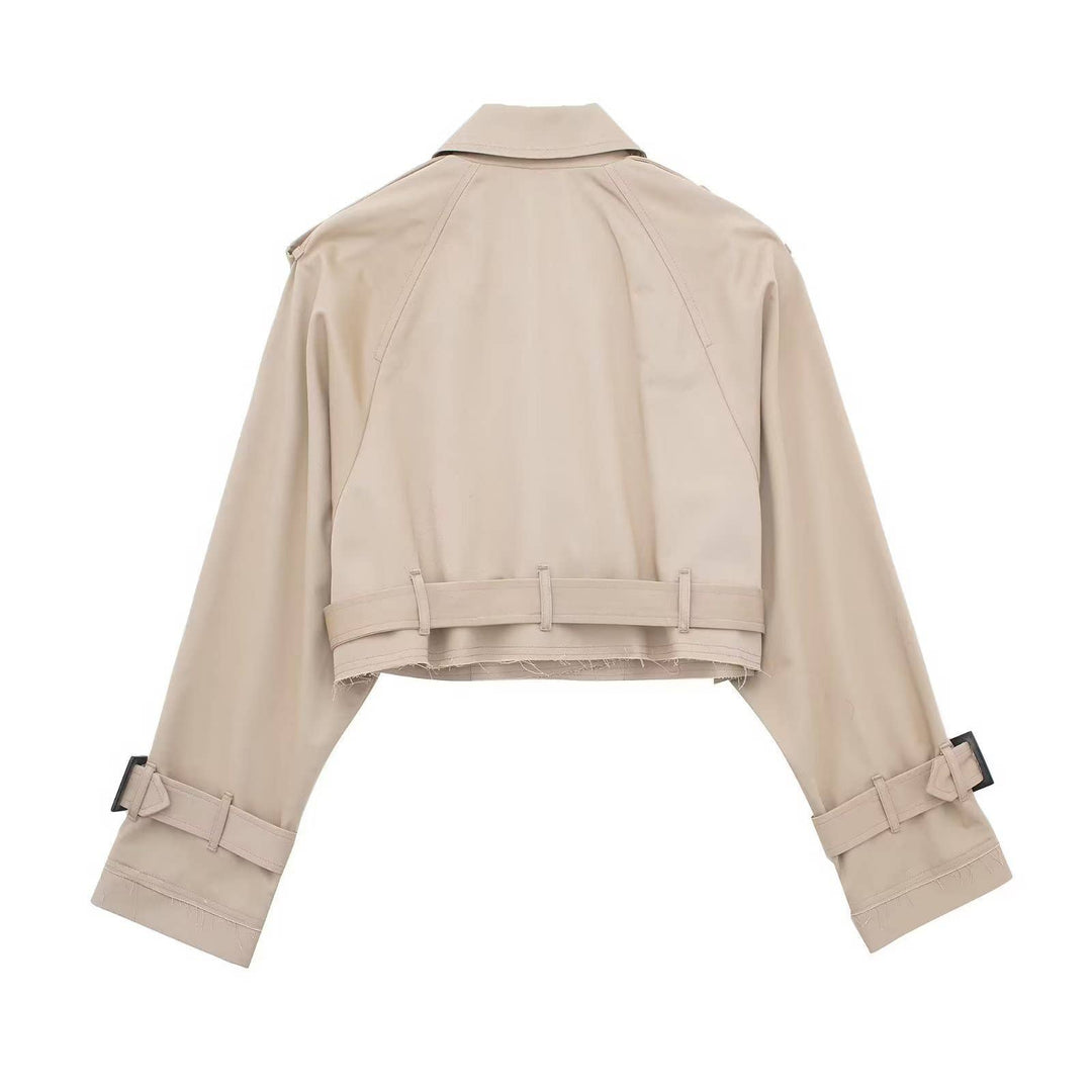 TRENCH CROPPED COAT